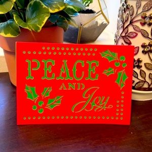 "Peace and Joy"- Holiday cards